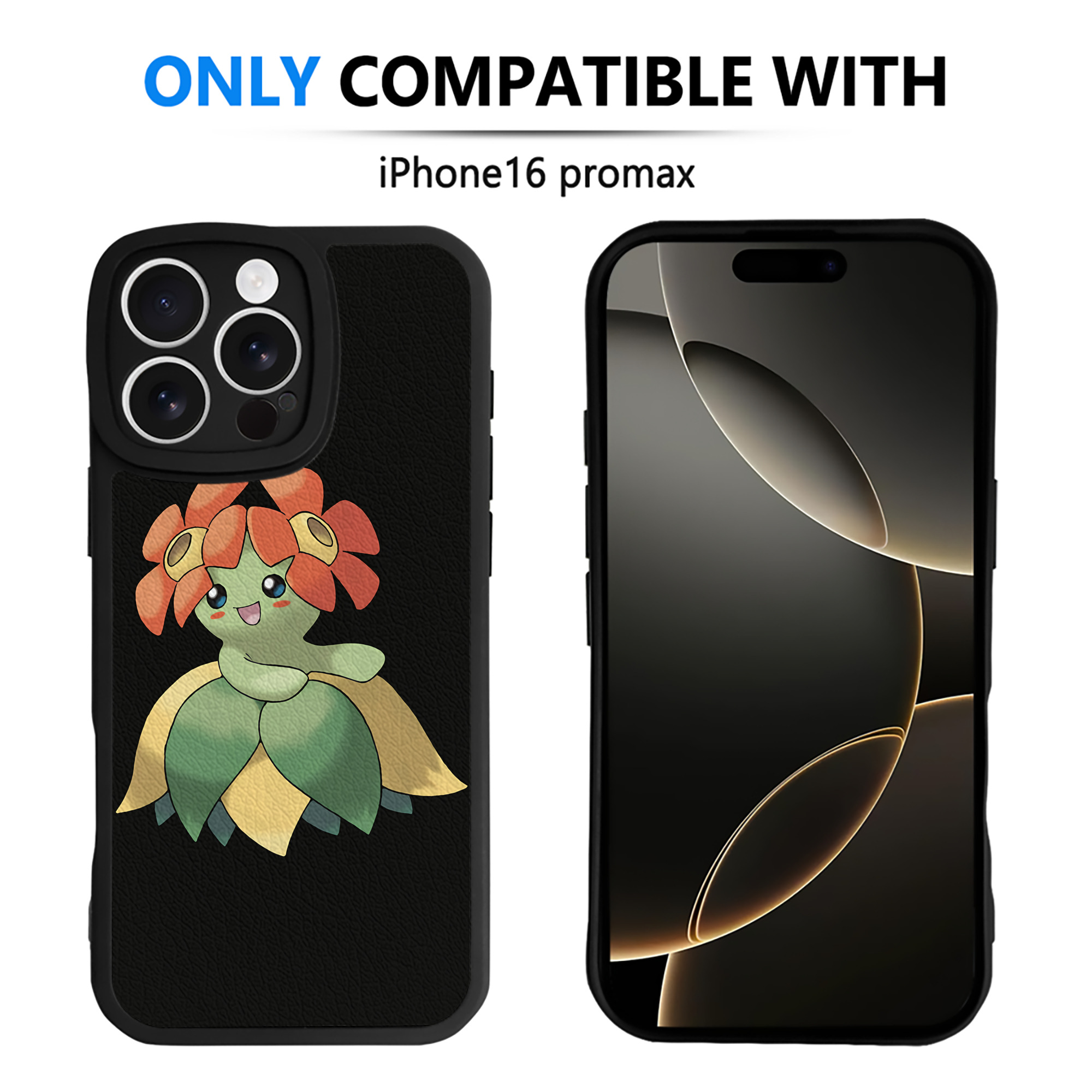 （画像用） ポケットモンスター Pokémon 【iPhone 16シリーズ対応】シリコンスマホケース（レザー調） 材質：シリコン